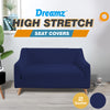 DreamZ Couch Stretch Sofa Lounge Cover Protector Slipcover 2 Seater Navy Deals499