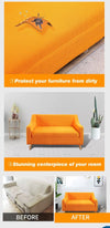 DreamZ Couch Stretch Sofa Lounge Cover Protector Slipcover 2 Seater Orange Deals499