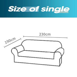 DreamZ Couch Stretch Sofa Lounge Cover Protector Slipcover 3 Seater Chocolate Deals499