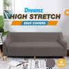 DreamZ Couch Stretch Sofa Lounge Cover Protector Slipcover 3 Seater Chocolate Deals499