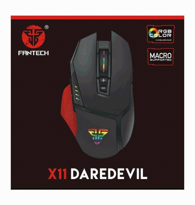 FANTECH X11 Daredevil 8D Macro Programmable Gaming Mouse Deals499