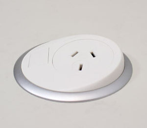OE Elsafe: Pixel 1 x GPO / 2 x Data Coupler with 2000mm Lead with 10A three pin plug - White/Silver Deals499