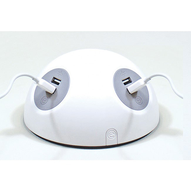 OE Elsafe: Pluto 3 x TUF with 2000mm Lead with 10A three pin plug - White/Silver Deals499
