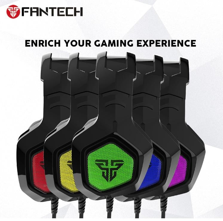 Fantech MH83 Stereo 7.1 Over Ear RGB Multi Platformer Gaming Headphone Noise Cancelling Headset for Mobile, PC, PS4 & Nintendo Switch Deals499