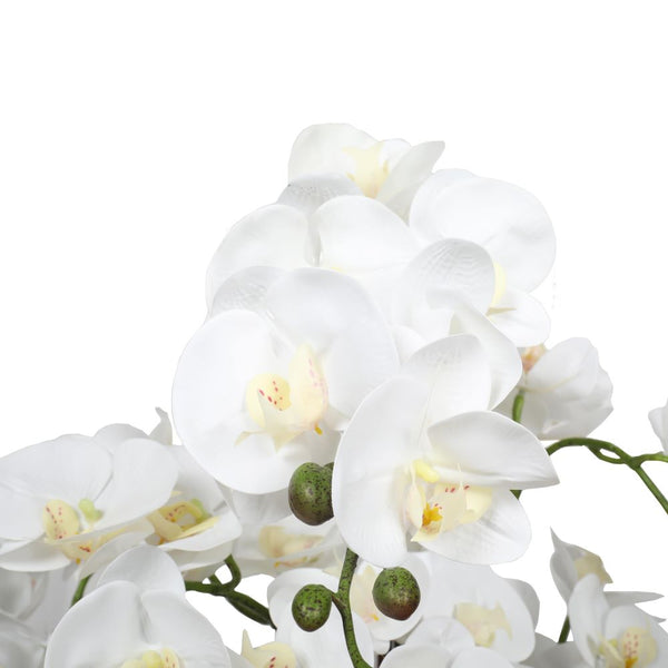 Large Multi-Stem White Potted Faux Orchid 65cm Deals499