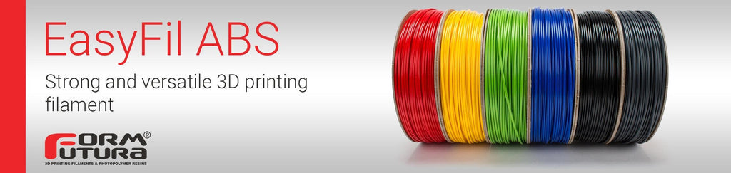 ABS Filament FormFortura EasyFil available in 14 colors - 3D Printer Filament Deals499