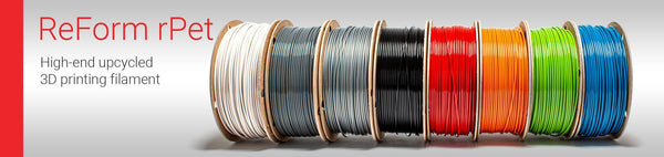 PETG Filament FormFortura ReForm - rPET available in 8 colors - 3D Printer Filament FORMFUTURA