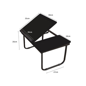 Foldable Bed Tray Laptop Table Stand Tablet Portable Tables Black Deals499