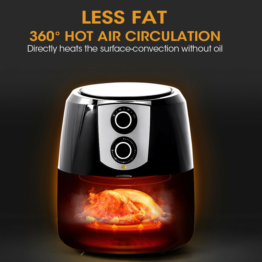 Spector 1800W 7L Air Fryer Healthy Cooker Low Fat Oil Free Kitchen Oven in Black Deals499