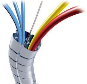 OE Elsafe: Umbilical Cable Management: Floor to Desk 780mm : Grey Deals499