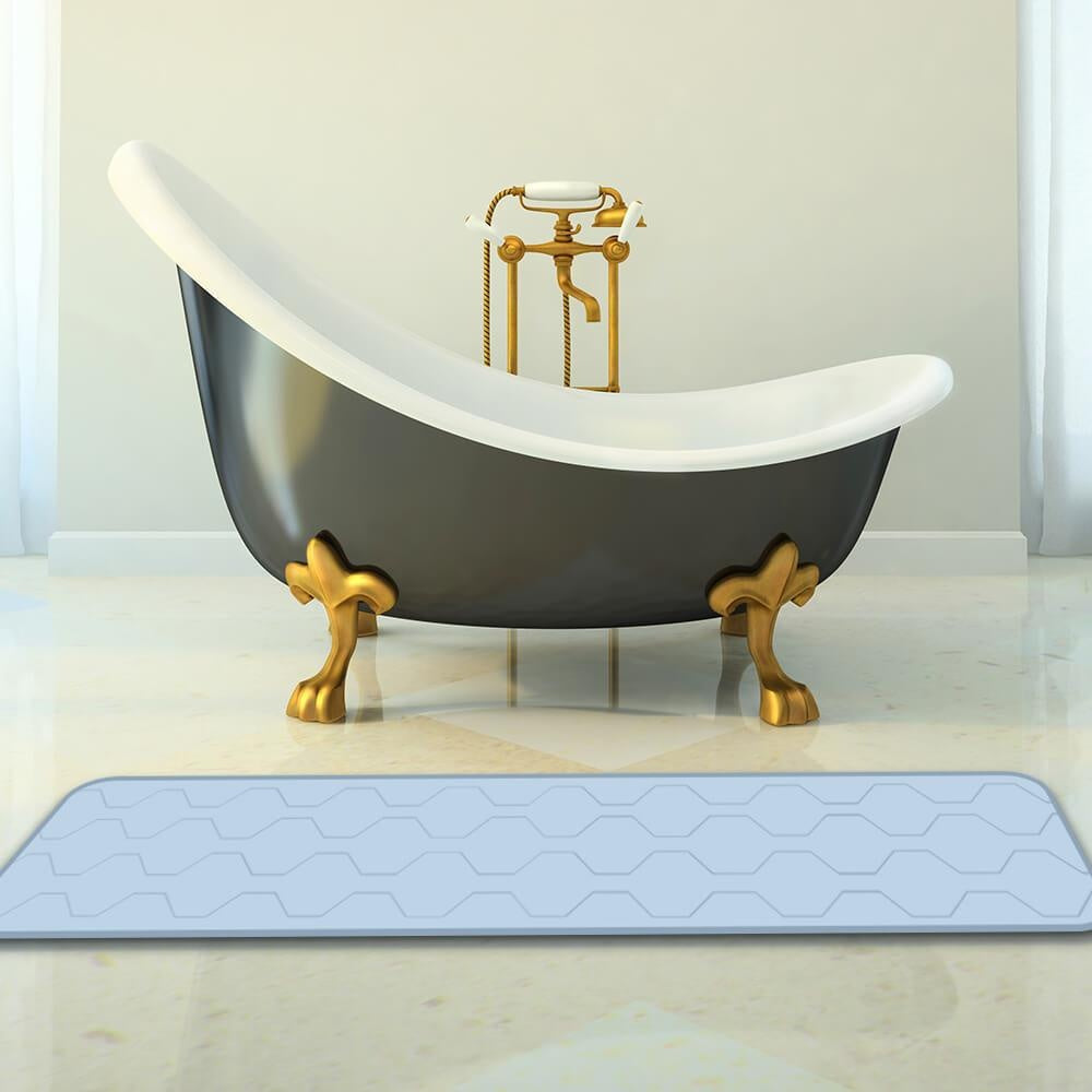 Home Bathroom Memory Foam Mat Pad Bathroom Floor Shower Rug Non-slip Carpet AU Deals499