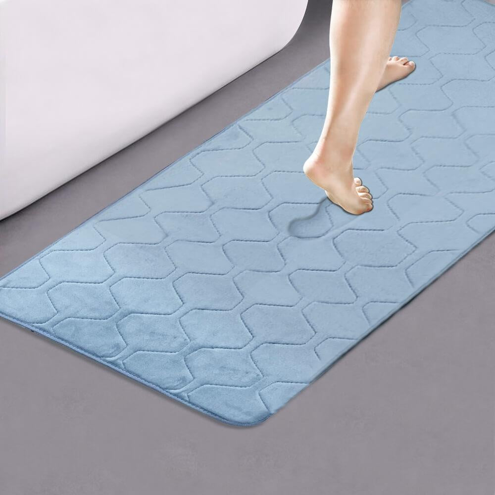 Home Bathroom Memory Foam Mat Pad Bathroom Floor Shower Rug Non-slip Carpet AU Deals499