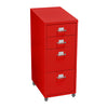 4 Tiers Steel Orgainer Metal File Cabinet With Drawers Office Furniture Red Deals499