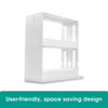 Rack Storage Slide Cabinet Organiser Pantry Kitchen Shelf Spice Jars Can Holder Deals499