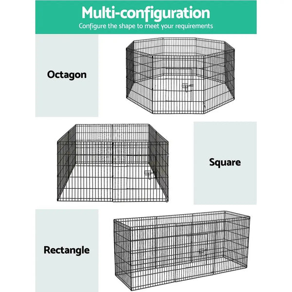 i.Pet 30" 8 Panel Pet Dog Playpen Puppy Exercise Cage Enclosure Play Pen Fence Deals499