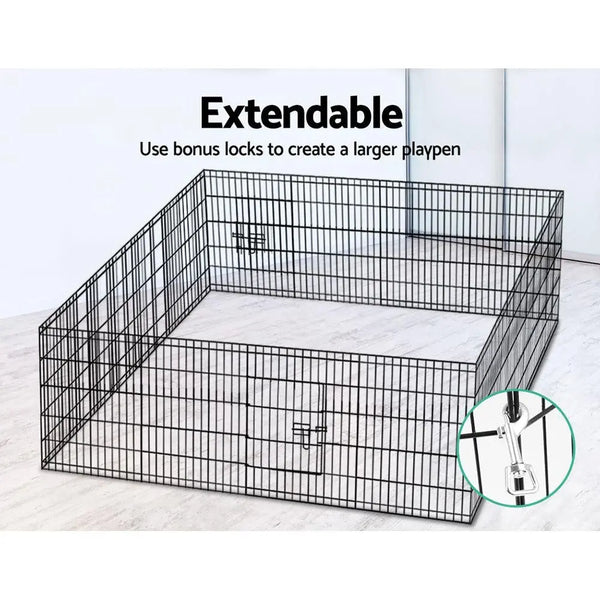 i.Pet 30" 8 Panel Pet Dog Playpen Puppy Exercise Cage Enclosure Play Pen Fence Deals499