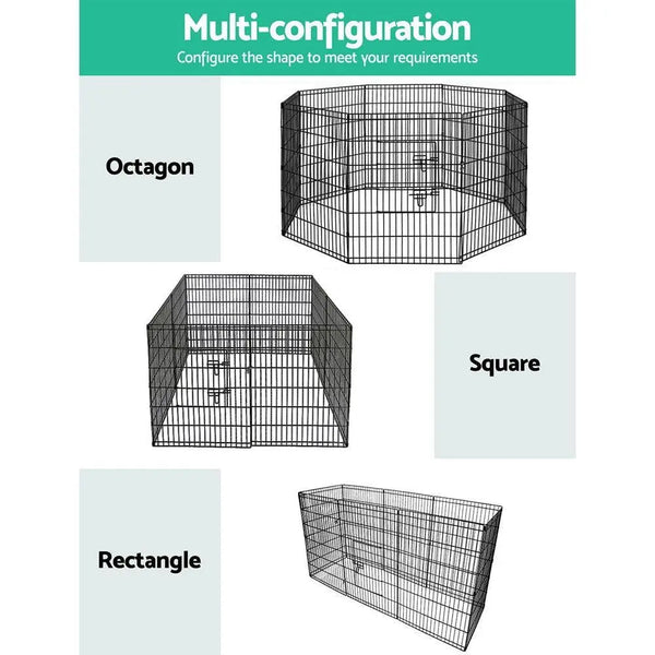 i.Pet 36" 8 Panel Pet Dog Playpen Puppy Exercise Cage Enclosure Play Pen Fence Deals499