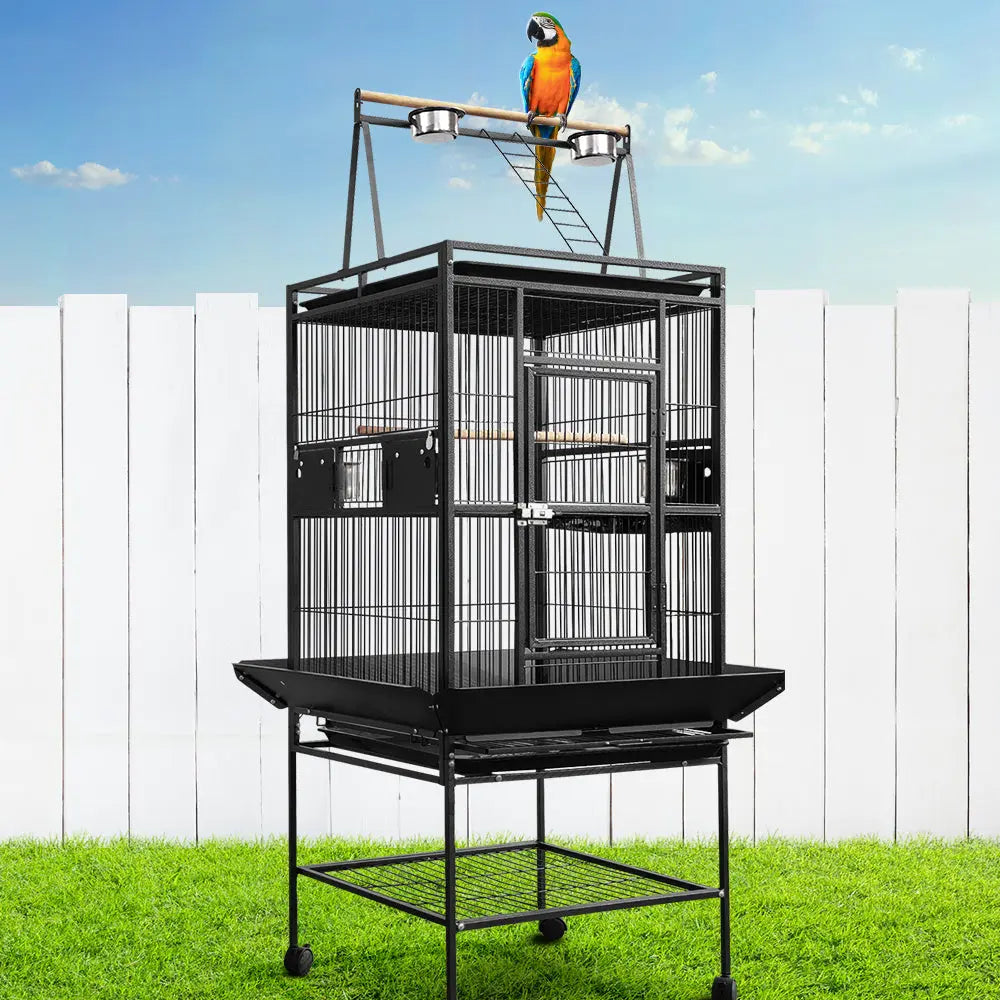i.Pet Bird Cage Pet Cages Aviary 173CM Large Travel Stand Budgie Parrot Toys Deals499