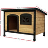 i.Pet Dog Kennel Kennels Outdoor Wooden Pet House Cabin Puppy Large L Outside Deals499
