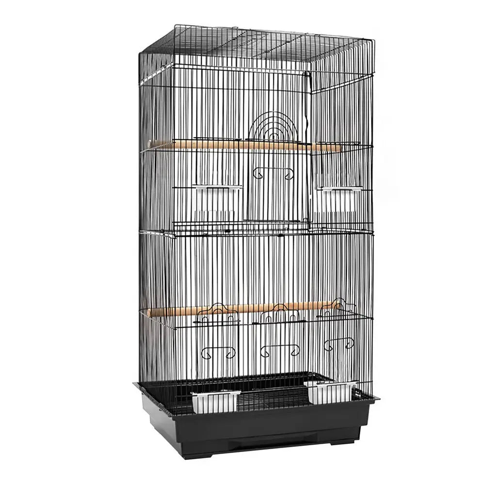 i.Pet Medium Bird Cage with Perch - Black Deals499
