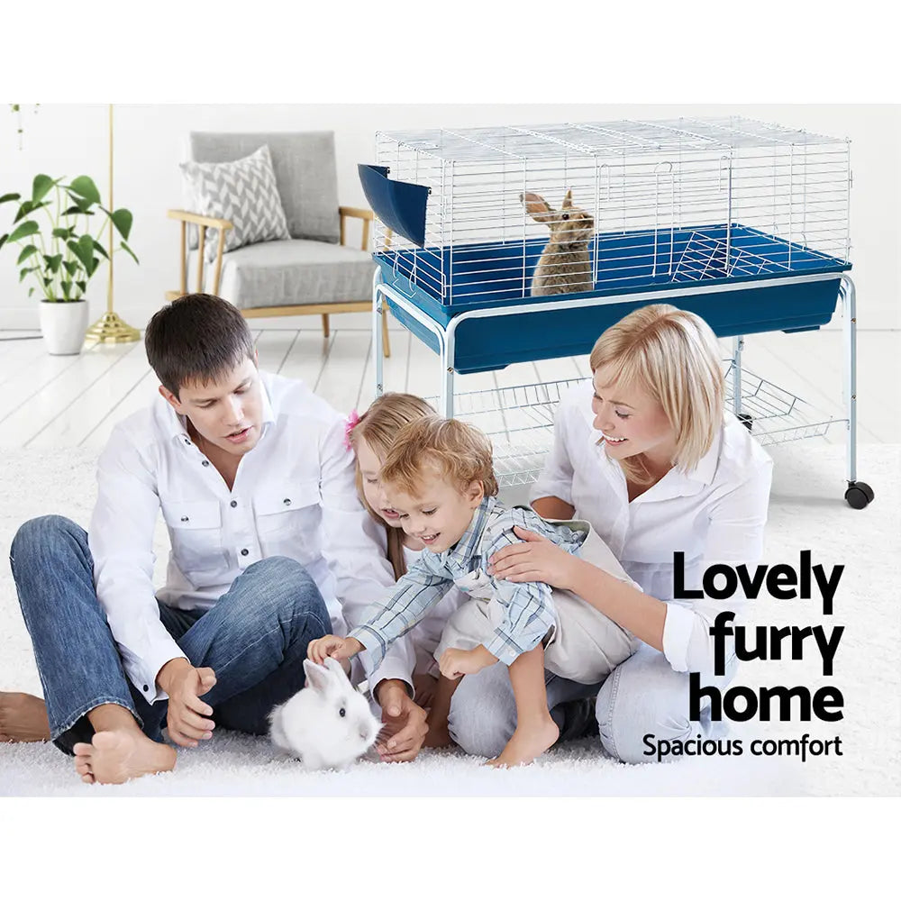 i.Pet Rabbit Cage 100cm Hamster Bunny Guinea Pig Deals499