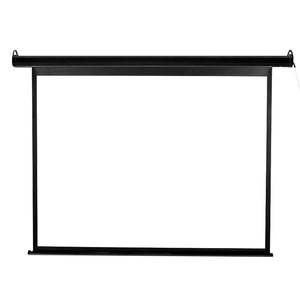 100" Inch Projector Screen Electric Motorised Projection Retractable 3D Cinema Deals499