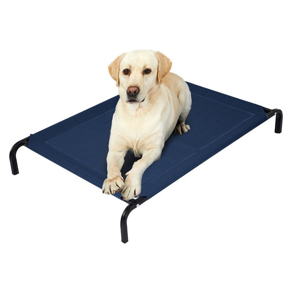 Pet Bed Dog Beds Bedding Sleeping Non-toxic Heavy Trampoline Navy L Deals499