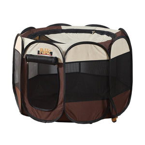 PaWz Dog Playpen Pet Play Pens Foldable Panel Tent Cage Portable Puppy Crate 48" Deals499