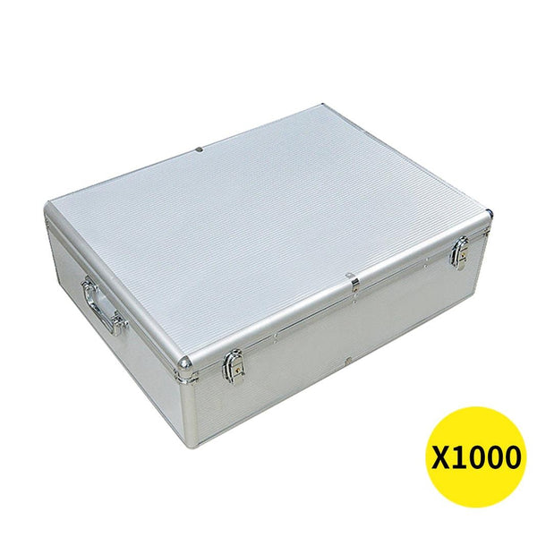 1000 Discs Aluminium CD DVD Cases Bluray Lock Storage Box Organizer Free Inserts Deals499