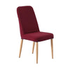 2x Dining Chair Covers Spandex Cover Removable Slipcover Banquet Party Burgundy Deals499