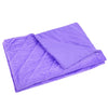DreamZ 121x91cm Anti Anxiety Weighted Blanket Blankets Bamboo Cover Only Purple DreamZ