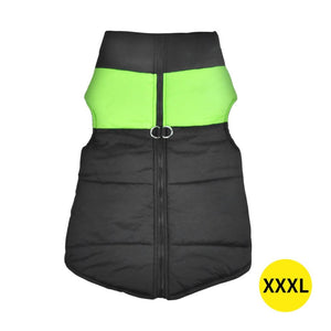 PaWz Dog Winter Jacket Padded Waterproof Pet Clothes Windbreaker Vest 3XL Green Deals499