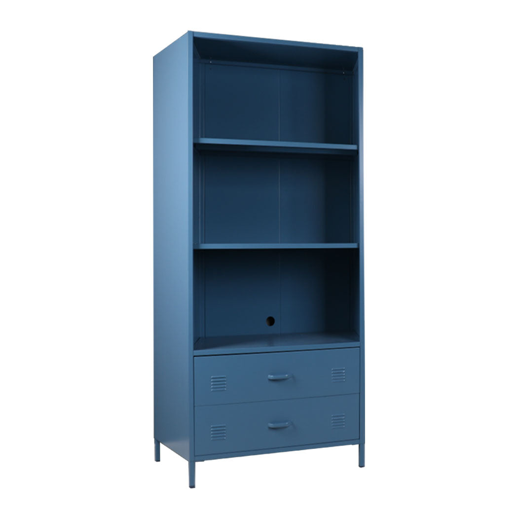 Bookshelf Bookcase Storage Display Shelf Cabinet Home Office Stand Steel Rack Deals499
