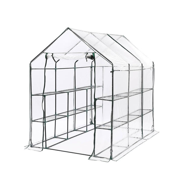 3 Tier Walk In Greenhouse Garden Shed PVC Cover Film Tunnel Green House Plant Deals499