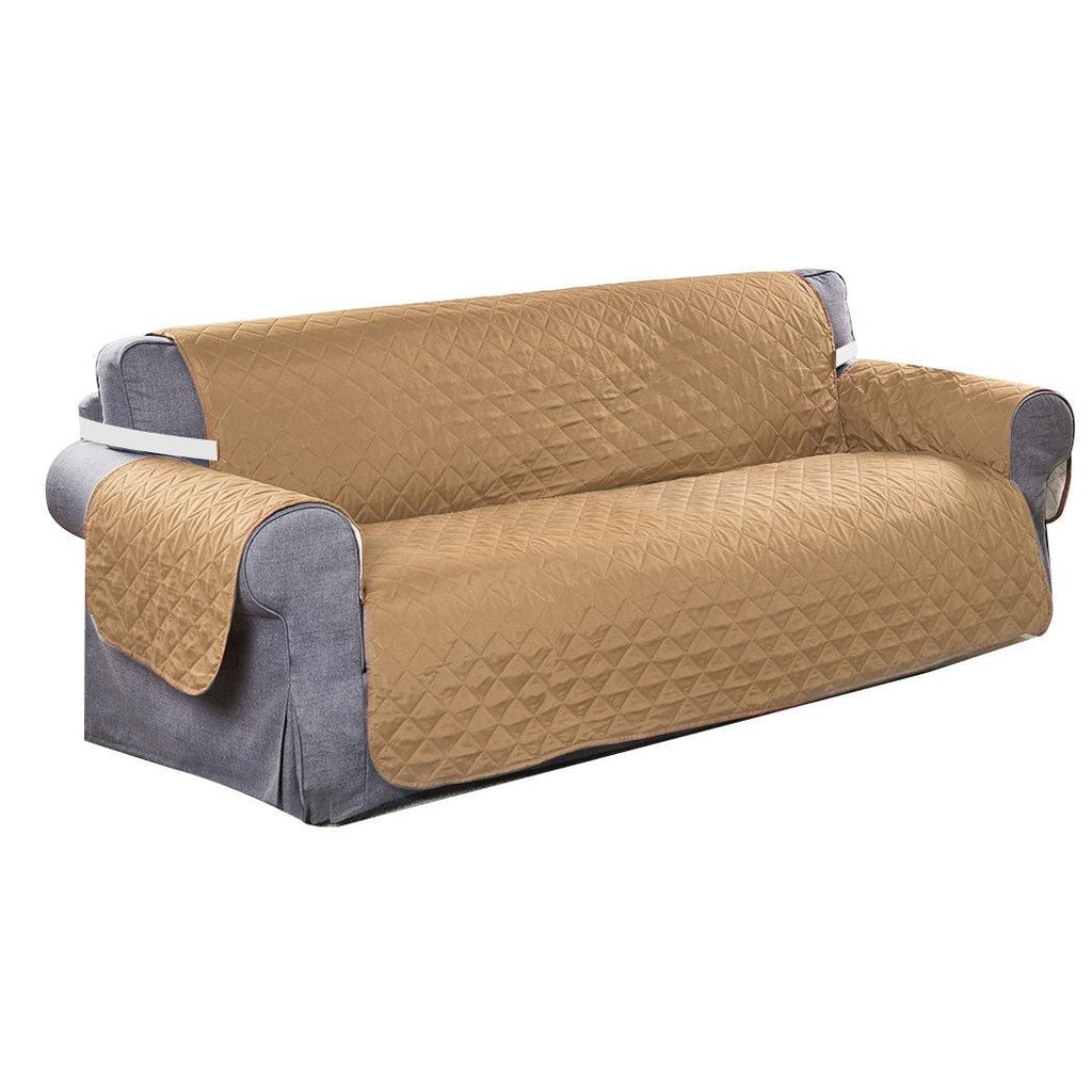 3 Seater Sofa Covers Quilted Couch Lounge Protectors Slipcovers Ginger Deals499
