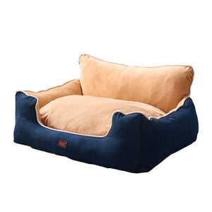 PaWz Pet Bed Dog Puppy Beds Cushion Pad Pads Soft Plush Cat Pillow Mat Blue M Deals499