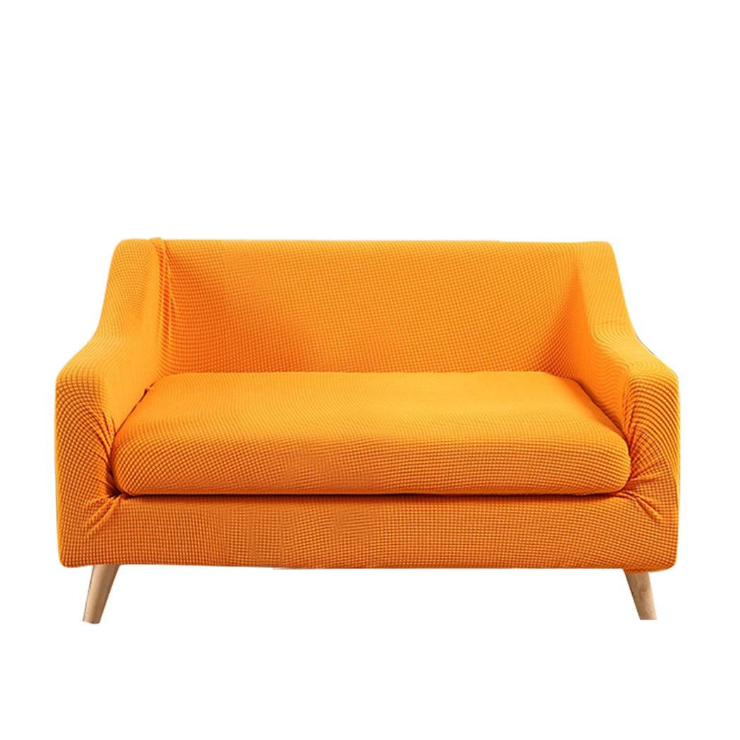DreamZ Couch Sofa Seat Covers Stretch Protectors Slipcovers 2 Seater Orange Deals499