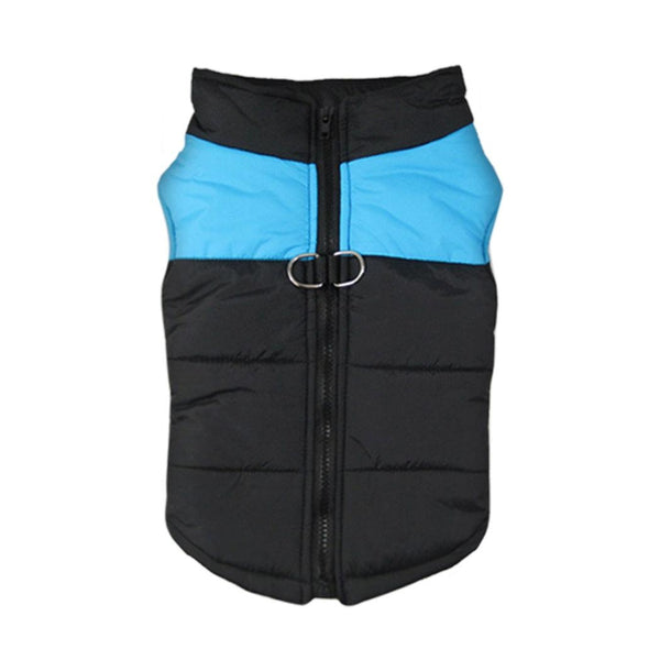 PaWz Dog Winter Jacket Padded Waterproof Pet Clothes Windbreaker Coat L Blue Deals499