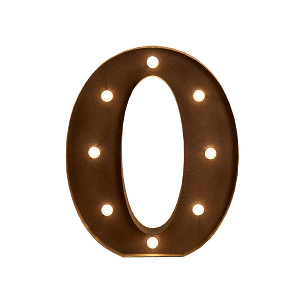 LED Metal Letter Lights Free Standing Hanging Marquee Event Party D?cor Letter O Deals499