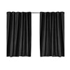 2X Blockout Curtains Blackout Curtain Bedroom Window Eyelet Black 300CM x 230CM Deals499