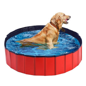 Pet Swimming Pool Dog Cat Animal Folding Bath Washing Portable Pond M Deals499