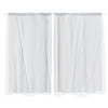 2x Blockout Curtains Panels 3 Layers with Gauze Room Darkening 140x244cm Grey Deals499