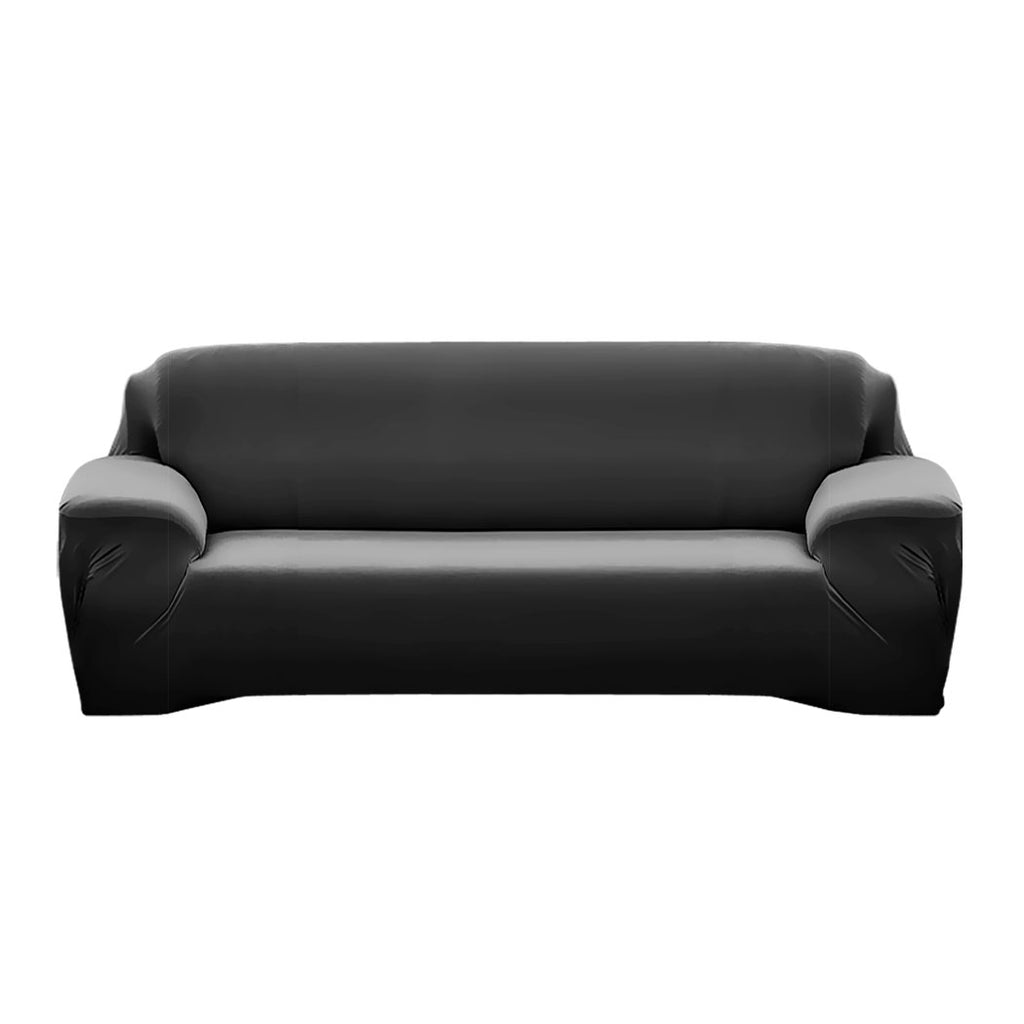 Easy Fit Stretch Couch Sofa Slipcovers Protectors Covers 3 Seater Black Deals499