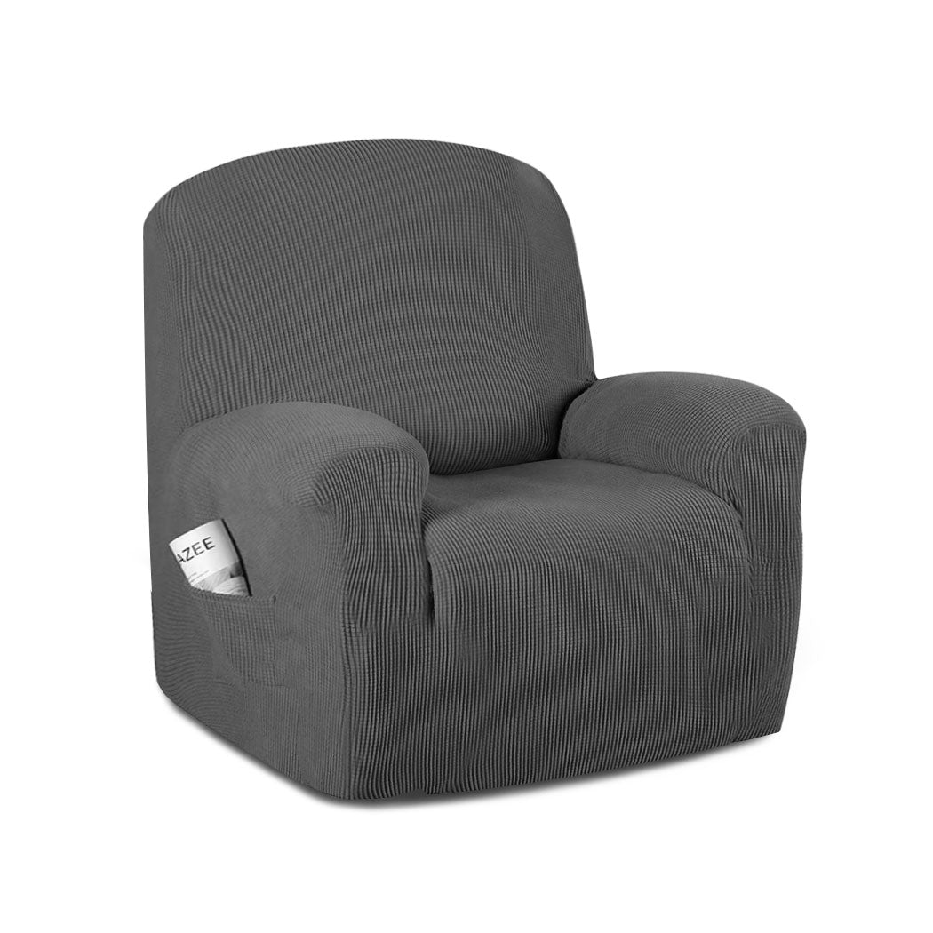Sofa Cover Recliner Chair Covers Protector Slipcover Stretch Coach Lounge Grey Deals499