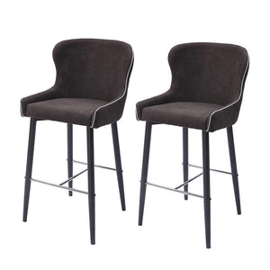 2x Bar Stools Stool Kitchen Dining Chair Chairs Metal Industrial Barstools Deals499