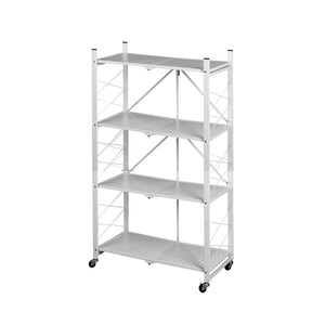 Foldable Shelf Display Storage Rack Bookshelf Bookcase Organiser Kitchen Bedroom Deals499