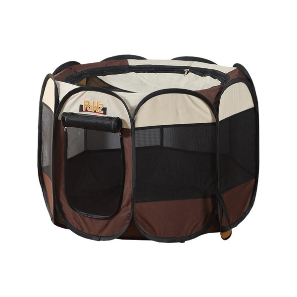 PaWz Dog Playpen Pet Play Pens Foldable Panel Tent Cage Portable Puppy Crate 30" Deals499