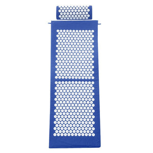 Acupressure Mat Yoga Massage Shakti Sit Lying Pain Stress Relax Blue 130 x 50cm Deals499