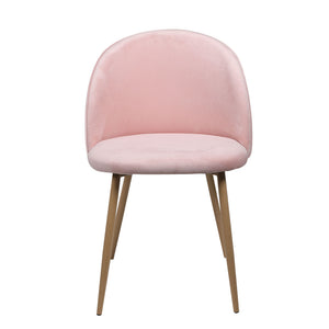 2x Dining Chairs Seat French Provincial Kitchen Lounge Chair Pink Deals499