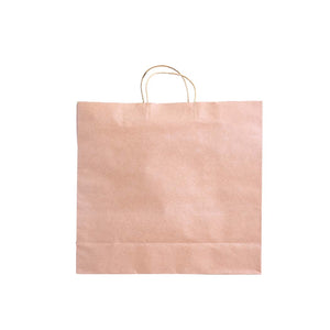 50x Brown Paper Bag Kraft Eco Recyclable Gift Carry Shopping Retail Bags Handles Deals499